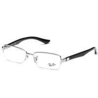 Rayban雷朋 眼镜架 男女 近视镜 商务休闲超轻金属半框 近视眼镜框架RB6260d