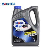 美孚Mobil 速霸2000汽车机油 5W-40 4L SN 发动机机油