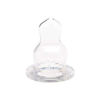 bibi瑞士原装进口 标准口径防漏硅胶奶嘴 适用任何品牌标准口径奶瓶 （两支装）