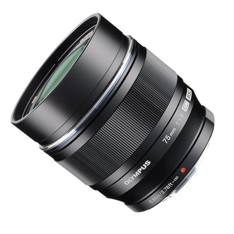 奥林巴斯（OLYMPUS） M.ZUIKO DIGITAL 75mm f1.8人像 微单镜头 黑色奥林巴斯卡口58mm