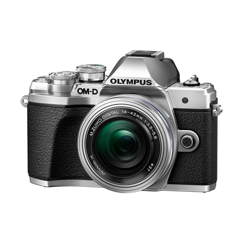 奥林巴斯(OLYMPUS)OM-D E-M10 MarkIII-1442-EZ微单相机套机银色LiveMOSBLS-50