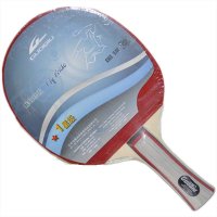 国球/GUOQIU 乒乓球拍 一星成品拍 初学用成品拍 全面型易控球 直拍 横拍