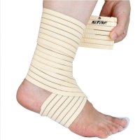 Star世达 踝关节弹性绷带XD100R 专业护具护踝 高弹力 一只