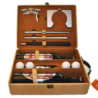 GASLION/格狮伦 仿皮盒高尔夫红酒套装 GGRF001 高尔夫球练习器
