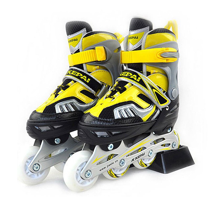 Kepai科牌 单闪轮滑鞋 溜冰旱冰鞋 F1-S6 直排可调 铝支架