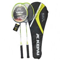 Kepai科牌 羽毛球拍 铝碳一体羽拍 KB-702 一副装送3个球 颜色随机