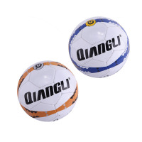 强力 足球 5号足球 PVC足球 机缝足球 室内室外通用 彩条圈 青少年适用 6502