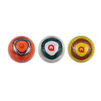 强力 足球 加厚PU贴皮 5号足球 室内室外通用 青少年适用 时尚拼色环 机缝足球 67U