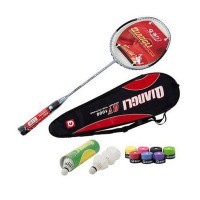 强力 全碳素羽毛球拍 初学单拍 控球型训练拍 单支装 1000