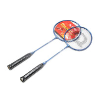 强力 铝合金羽毛球拍 初学家庭双拍 学生业余初级训练拍 控球型 2支装 P101