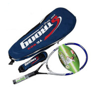 强力 网球拍 纳米钢性碳素网球拍 单拍 附网球拍包 TG903
