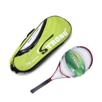 强力 纳米全碳素一体网球拍 专业网球拍 比赛训练拍 单拍 附网拍包 TG910