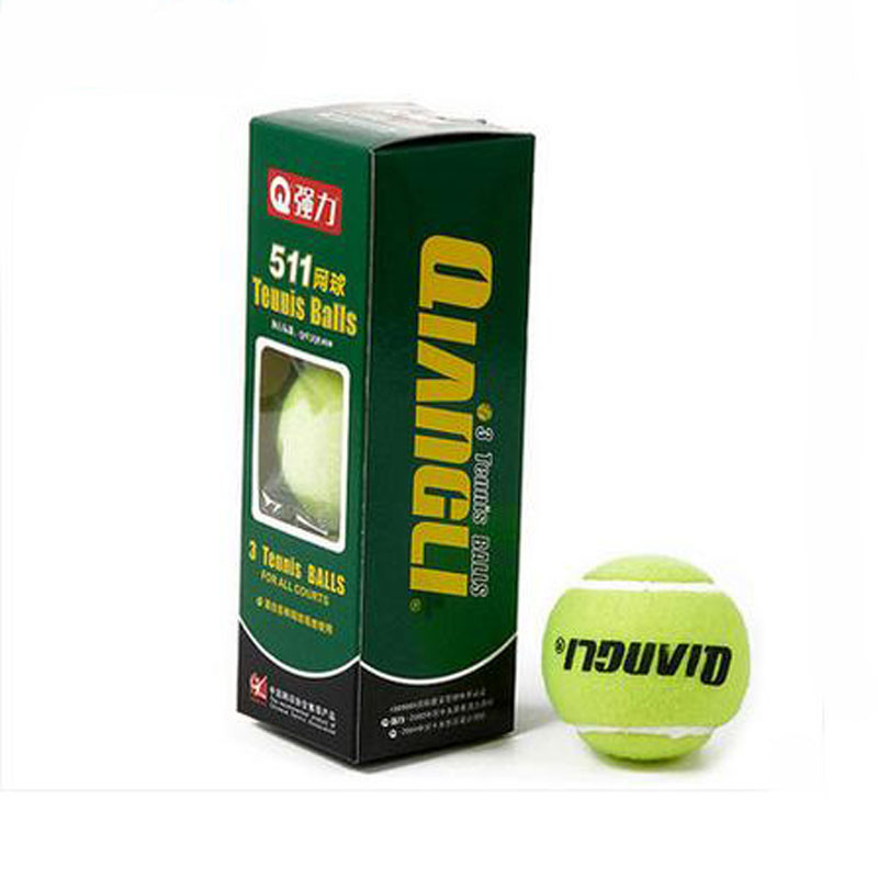 强力 网球 三个装 训练用球 盒装筒装网球 511