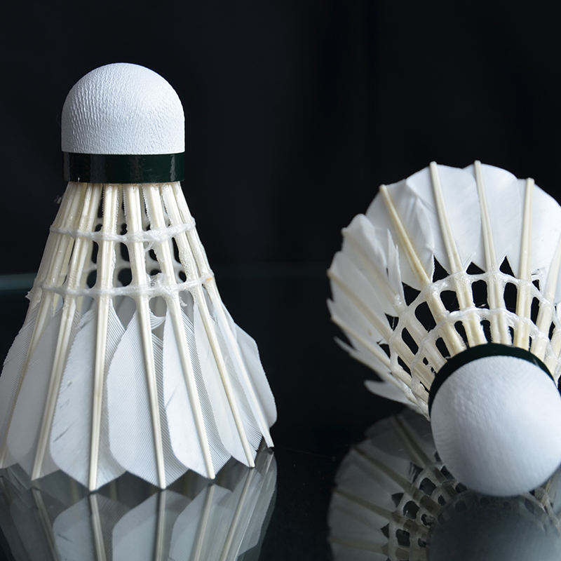 皇羽至诚羽毛球 稳定耐打鹅毛球 业余训练用球 无标no.3 折印球