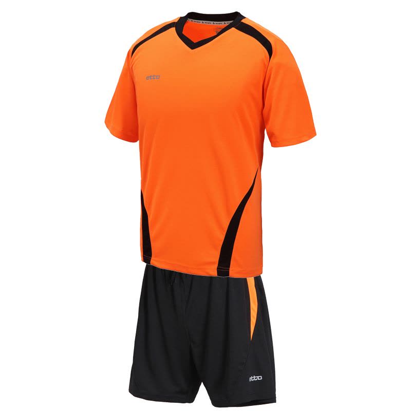 etto英途 儿童足球服套装短袖训练服男光板足球衣组队服 SW1101图片