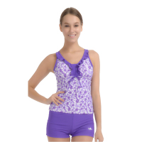 YINGFA英发 女士分体平角泳衣YF1313 女士温泉耐氯游泳衣