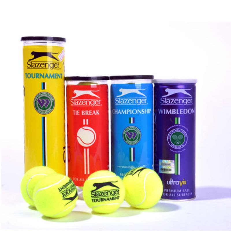 网球 温网比赛网球 塑料罐(三粒装)342013图片