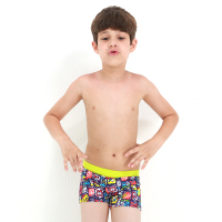 YINGFA英发 儿童舒适平角游泳裤Y0211 男童卡通印花泳裤