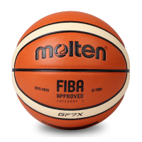 Molten摩腾 PU材质 7号室内外通用篮球 FIBA公认球 BGF7X