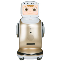智能机器人 小宝人工智能 商务家用投影仪人形机器人管家 高端机器人 语音视频通话 远程看护 香槟金