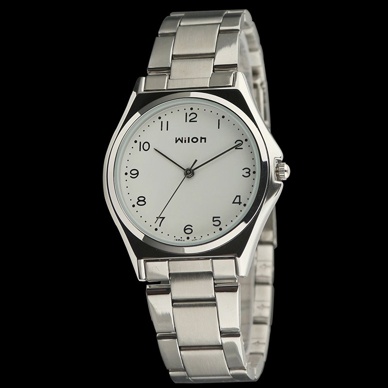 chino wilon威龙手表女士 石英表 女 时尚休闲女表 简约情侣表 精准女