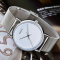 鹏志(PANGCHI)新款手表 时尚商务男士表 休闲情侣对表 流行网带优雅石英表 女士2216