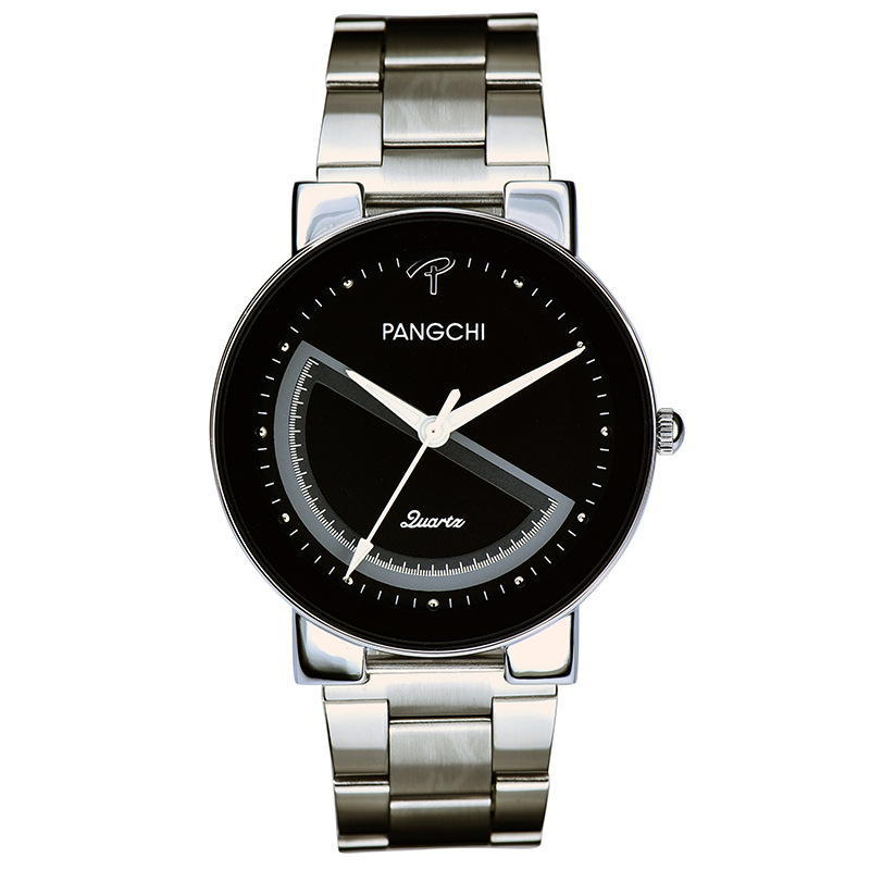 鹏志pangchi钢带手表时尚潮流男士表流行钢带情侣表国产品牌新款石英
