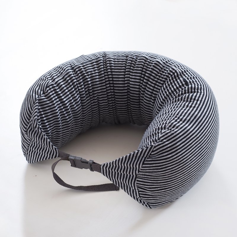 都夜家纺 无印U型枕午睡枕良品颈部靠枕旅行枕趴睡枕 枕芯 单人枕头