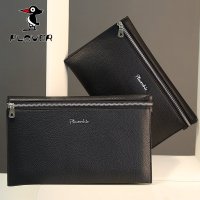 Plover新款男士手包 头层牛皮时尚男手拿包商务休闲手抓包真皮