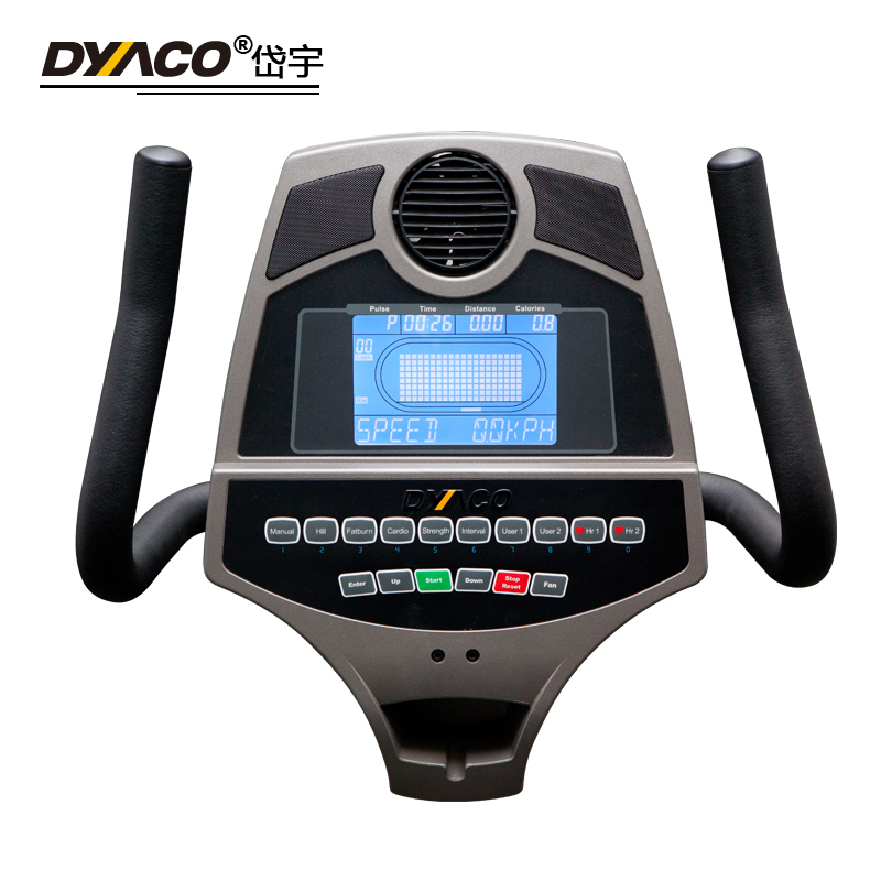 DYACO岱宇SR800进口商用款有氧磁控卧式健身单车健身房静音脚踏车