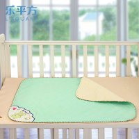 乐平方苎麻隔尿垫婴儿隔尿垫防水超大透气婴幼儿防尿垫隔尿垫巾