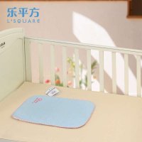乐平方棉麻尿垫婴儿隔尿垫可洗小小尿垫吸湿透气纯棉+苎麻
