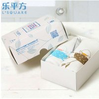 乐平方婴儿毛巾纱布手帕 婴幼儿竹丝小童巾 生态竹纤维小毛巾