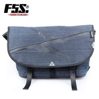 F5S牛仔包包女包斜挎包 男学生包休闲运动韩版单肩包 学院风女款时尚潮人包