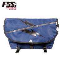 F5S潮牌闪电系列死飞邮差包 男士青春时尚百搭亮丽单肩斜挂包 斜挎单肩运动后背包中学生书包