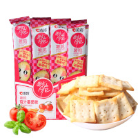 洽洽喀吱脆薯片鸡汁番茄味45gx12支装土豆薯片休闲零食饼干