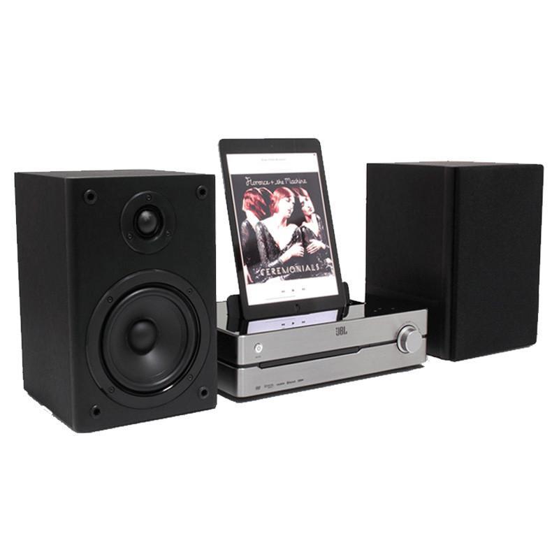 JBL MS702 蓝牙迷你组合音响 多媒体台式音箱 铂金灰