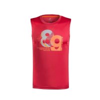 力为/leevy 无袖运动t恤 男涤纶宽松跑步背心 速干篮球背心 透气