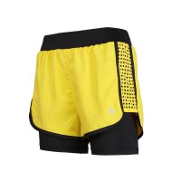 力为/leevy 2015夏季运动短裤 女马拉松跑步短裤 三分内衬紧身裤W15L518R