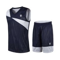 力为 篮球套装 男2015夏无袖运动背心t恤 篮球短裤 双面训练球衣M15L222R