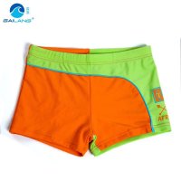 盖浪 新款 儿童男童平角泳裤 小童中童男孩时尚沙滩裤泳衣 62516