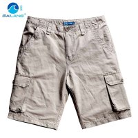 盖浪 中裤 韩版休闲短裤 五分裤 大码男士纯棉直筒薄款男装休闲裤g5188