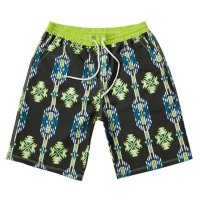 盖浪 新款 潮男几何印花沙滩裤 时尚速干宽松休闲短裤G3183