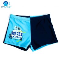 盖浪 新款 儿童男童平角泳裤 小童中童男孩时尚沙滩裤泳衣62509