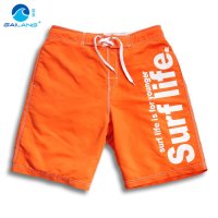 盖浪 韩式沙滩裤潮男速干宽松大码定制 青春流行休闲短裤 五分裤