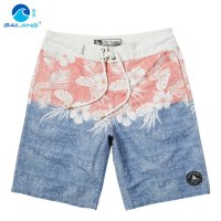 盖浪精品男士韩版沙滩裤 青春流行花式休闲短裤 宽松大码五分裤