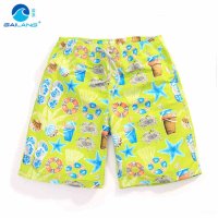 盖浪 夏 沙滩裤 潮男速干宽松休闲短裤 大码五分裤 海星图案中裤