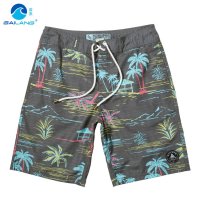 盖浪 高端男士冰丝棉沙滩裤 宽松大码休闲短裤 夏季薄款韩版中裤