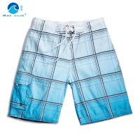 盖浪 潮男士沙滩裤 速干宽松大码休闲短裤 五分裤 格子大裤衩
