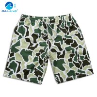 盖浪 夏款迷彩短裤 男士休闲运动旅游沙滩裤 速干防泼水